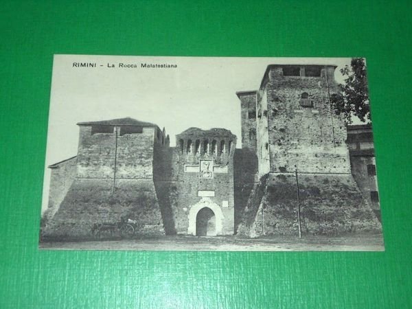 Cartolina Rimini - La Rocca Malatestiana 1920 ca.