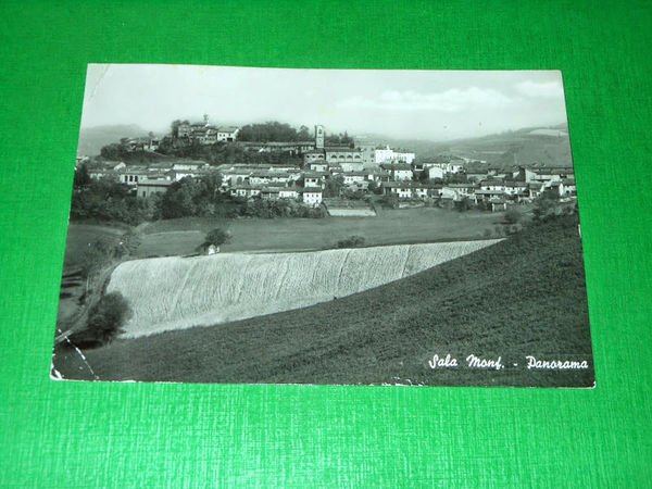 Cartolina Sala Monferrato - Panorama 1964.