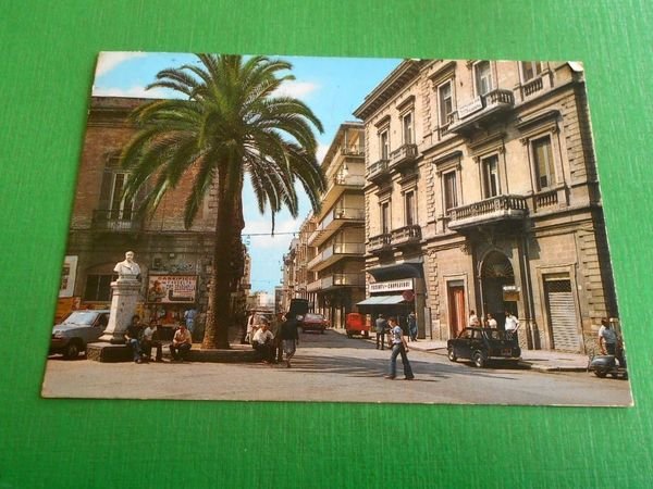 Cartolina Andria - Piazza M. R. Imbriani 1982.