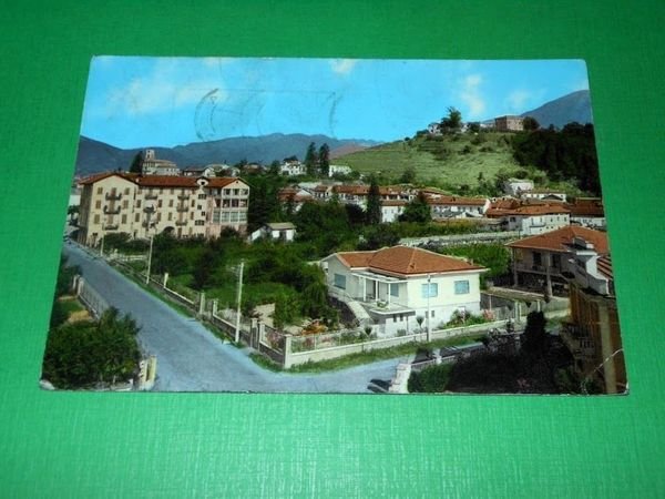 Cartolina Castellamonte - Panorama e Castello 1961.