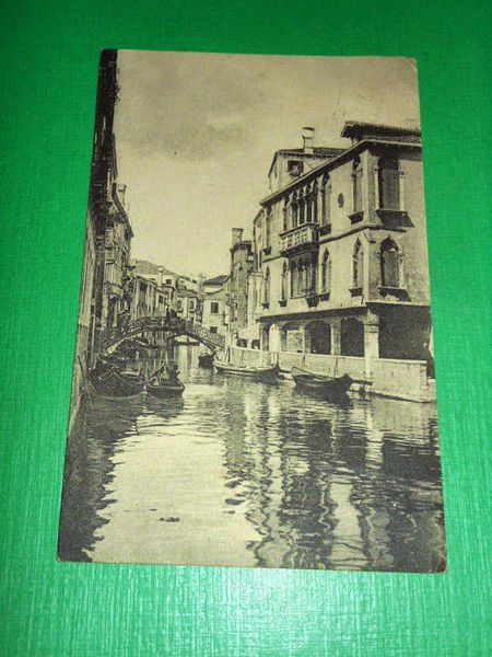 Cartolina Venezia - Rio Priuli 1926.