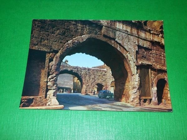 Cartolina Aosta - Porte Praetoriane 1965 ca.
