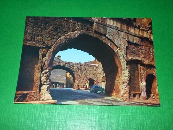 Cartolina Aosta - Porte Praetoriane 1960 ca.