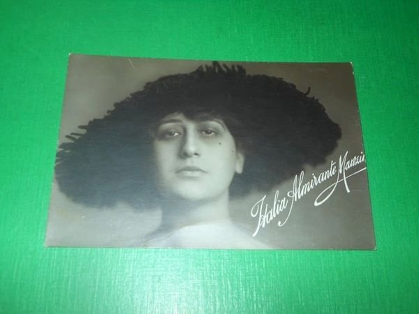 Cartolina Cinema Film - Attrice Italia Almirante-Manzini 1890 / 1941.
