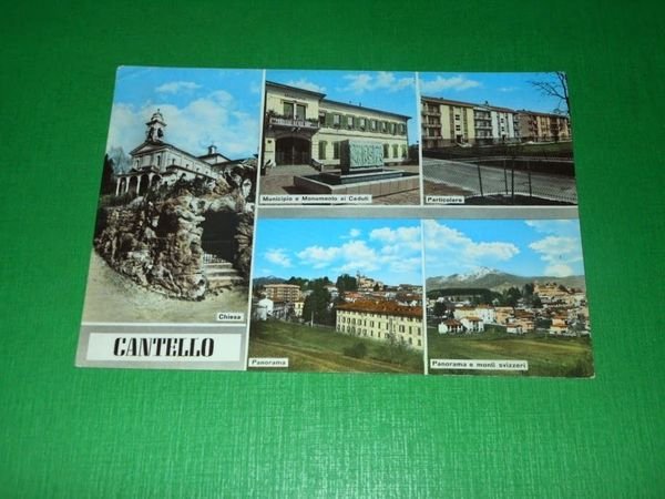 Cartolina Cantello ( Varese ) - Vedute diverse 1964.