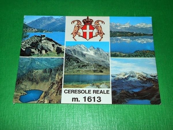 Cartolina Ceresole Reale - Vedute diverse 1965 ca.