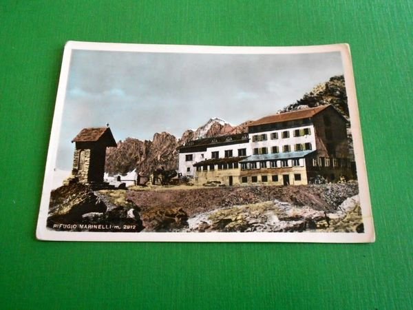 Cartolina Chiesa in Valmalenco - Rifugio Marinelli 1960 ca.