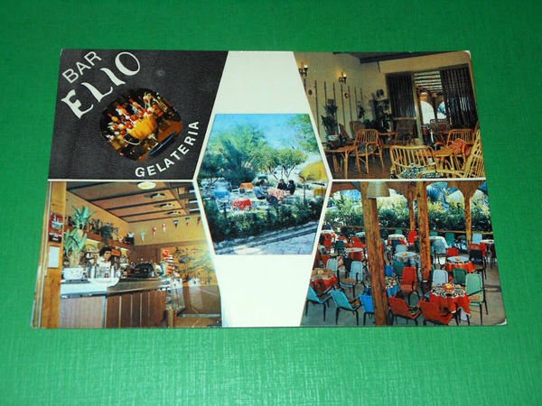 Cartolina Forio d'Ischia - Bar Gelateria Elio 1970 ca.