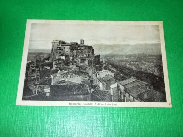 Cartolina Bomarzo - Castello Antico - Lato Sud 1946.