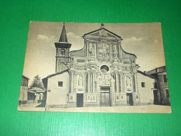 Cartolina Borgo S. Dalmazzo - Chiesa Parrocchiale 1955 ca.