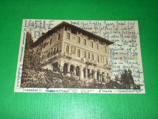 Cartolina Vidor ( Treviso ) - Villa Zadra 1935.