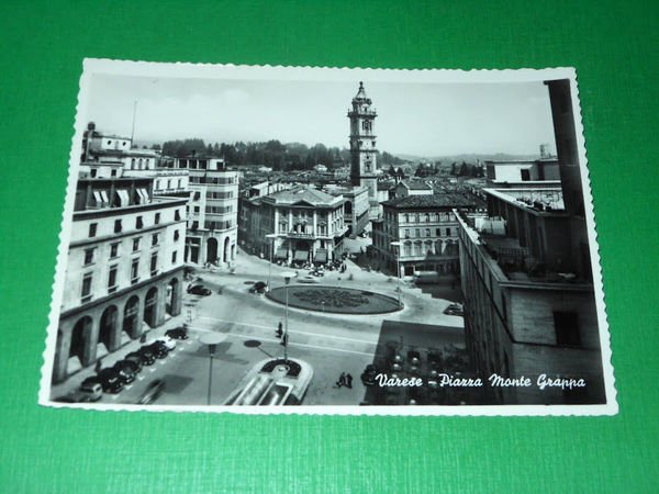 Cartolina Varese - Piazza Monte Grappa 1940 ca.