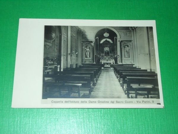 Cartolina Milano - Cappella dell'Istituto delle Dame Orsoline del Sacro …