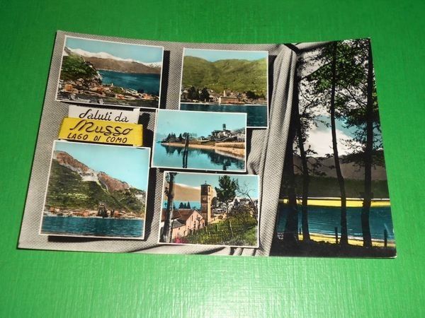Cartolina Saluti da Musso ( Lago di Como ) - …