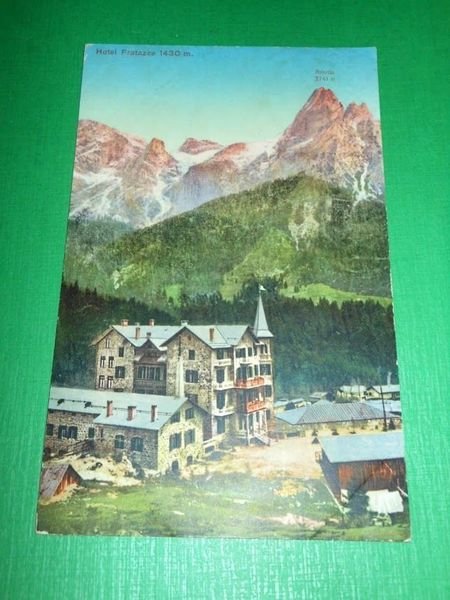 Cartolina Hotel Fratazza - Veduta Trento - 1920 ca.