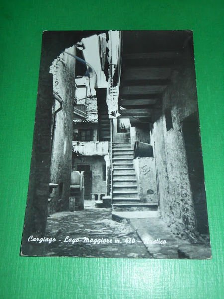 Cartolina Cargiago - Lago Maggiore - Rustico 1950 ca.