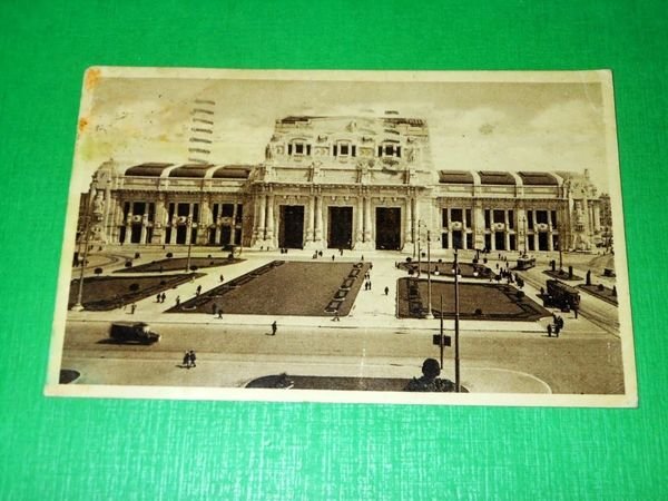 Cartolina Milano - Nuova Stazione Centrale 1934.