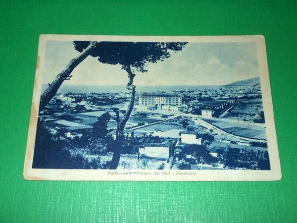 Cartolina Vallecrosia - Riviera dei fiori - Panorama 1956.