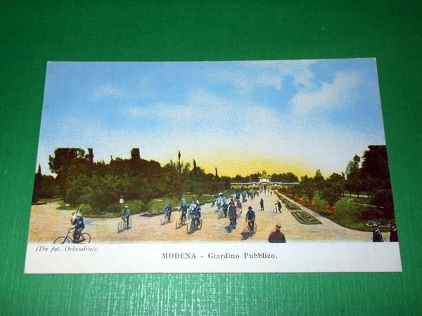 Cartolina Modena - Giardino Pubblico 1910 ca.