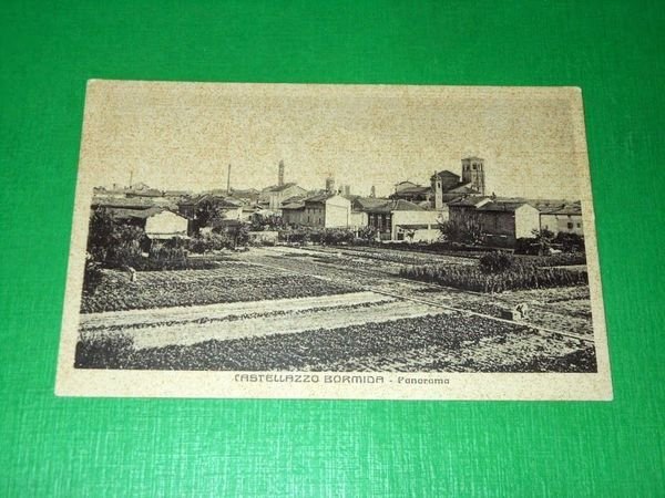 Cartolina Castellazzo Bormida - Panorama 1935 ca.