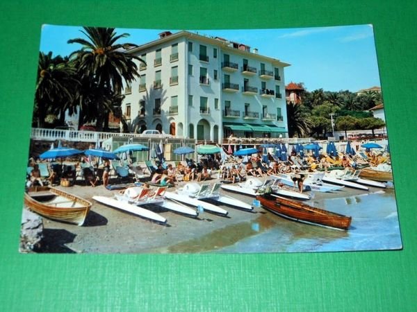 Cartolina Diano Marina - Hotel Jasmin 1962.