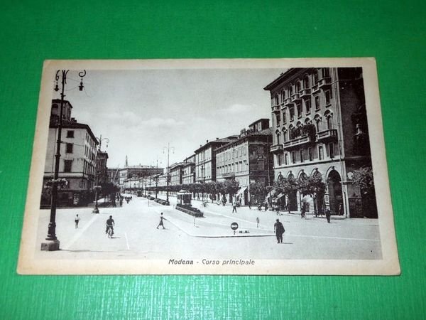 Cartolina Modena - Corso Principale 1930 ca.
