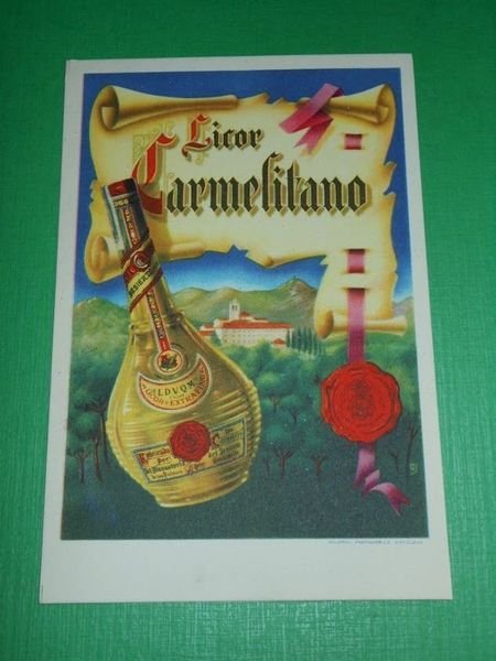 Cartolina Pubblicità - Licor Carmelitano 1930 ca.