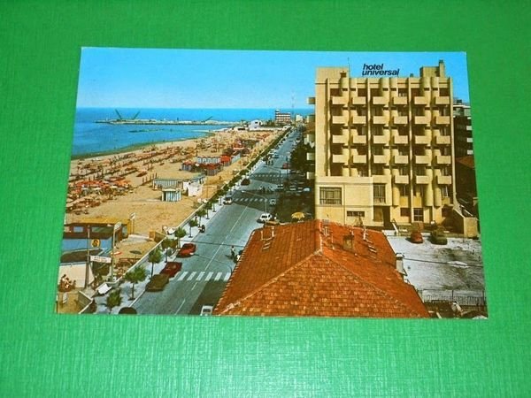 Cartolina Senigallia - Hotel Universal 1987.
