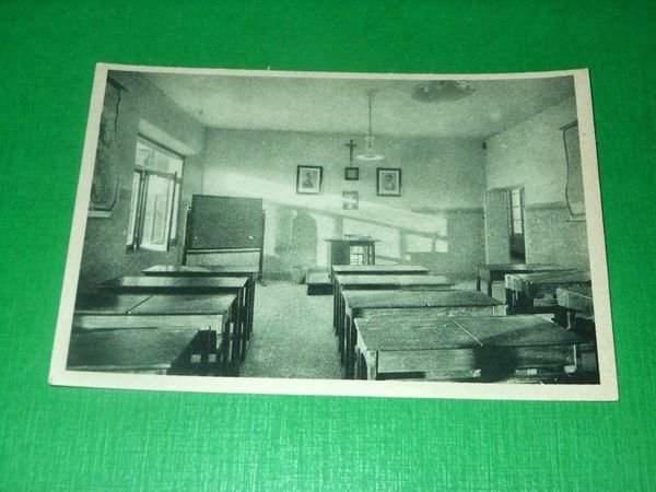 Cartolina Acqui - Istituto Immacolata - Aula 1940 ca #1.