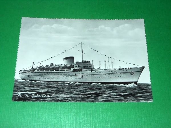 Cartolina Navigazione - M. N. Giulio Cesare 1950 ca. | Immagine principale