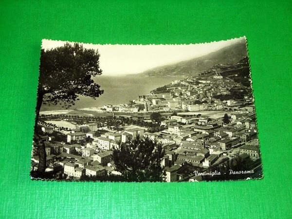 Cartolina Ventimiglia - Panorama 1953.
