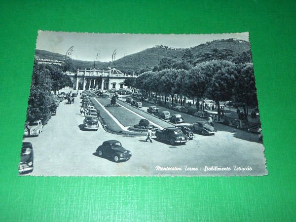 Cartolina Montecatini Terme - Stabilimento Tettuccio 1956 ca.
