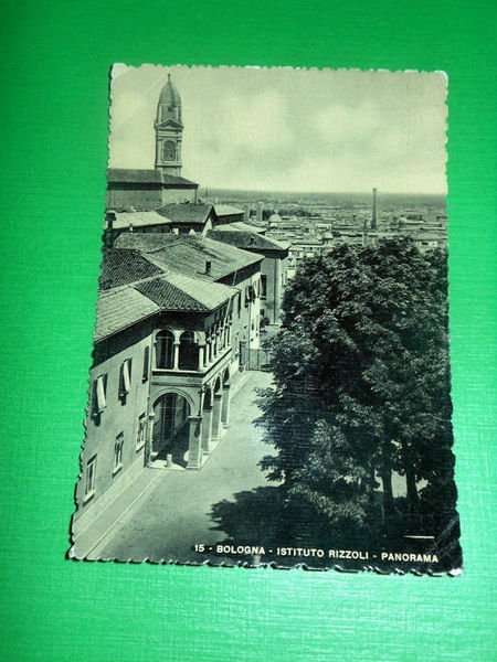 Cartolina Bologna - Istituto Rizzoli - Panorama 1953.