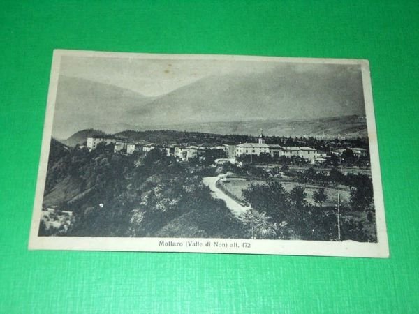 Cartolina Mollaro ( Valle di Non ) - Panorama 1920 …