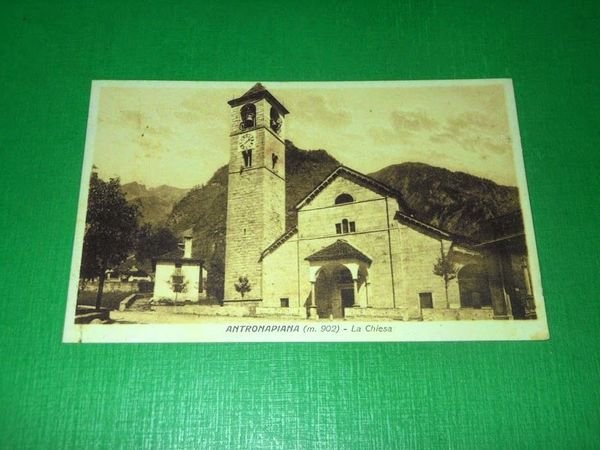 Cartolina Antronapiana - La Chiesa 1942.