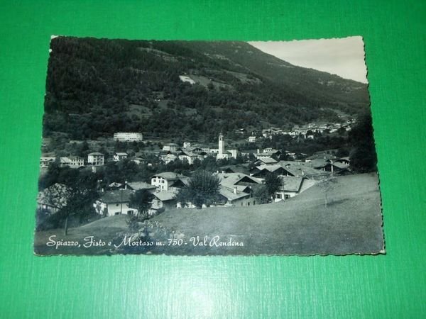 Cartolina Spiazzo - Fisto e Mortaso - Val Rendena 1957.