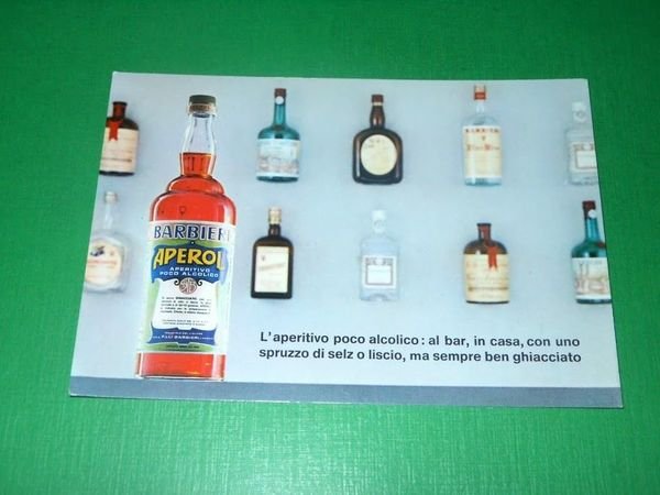 Cartolina Fiera di Milano - Padiglione Liquori - Aperitivo Aperol …