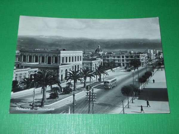 Cartolina Messina - Università 1953