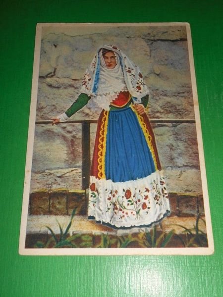 Cartolina Costumi Sardi - OSILO 1950 ca