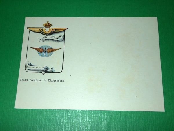 Cartolina Aeronautica - Scuola Aviazione da Ricognizione.