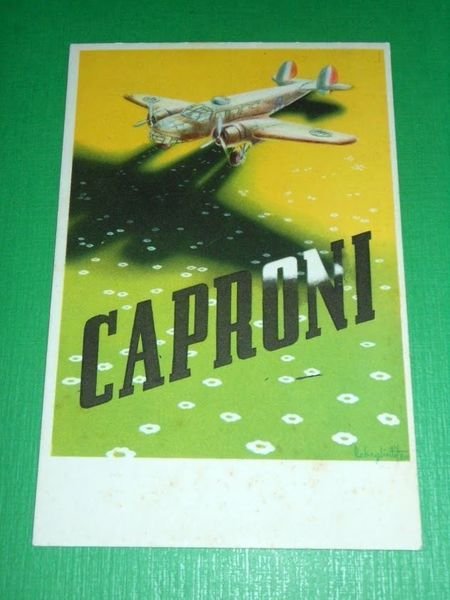 Cartolina Aeronautica - Aeroplano Caproni 135 bis.