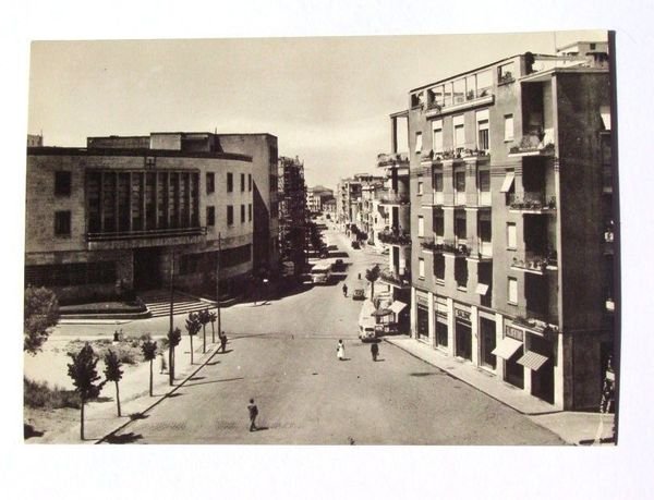 Cartolina Cosenza - Via Alimena 1950 ca.