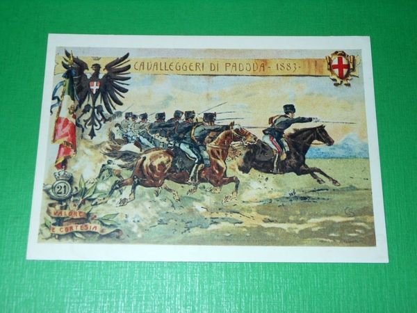 Cartolina Militaria Cavalleria - Cavalleggeri di Padova 1940 ca.