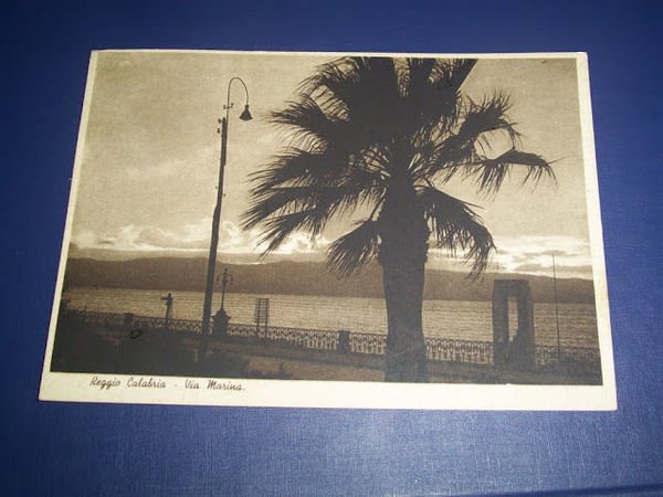 Cartolina Reggio Calabria - Via Marina 1942