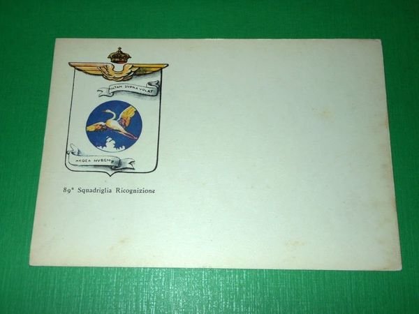 Cartolina Aeronautica - 89° Squadriglia Ricognizione