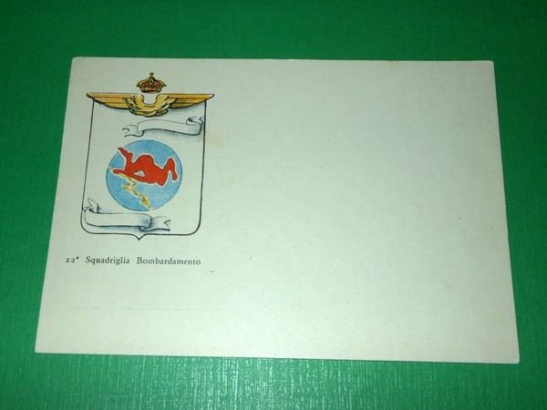 Cartolina Aeronautica - 22° Squadriglia Bombardamento