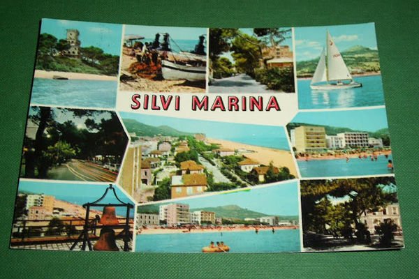 Cartolina Silvi Marina ( Teramo ) - Vedute diverse 1970.
