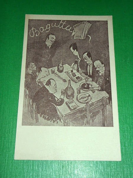 Cartolina Milano - Trattoria Bagutta 1926.
