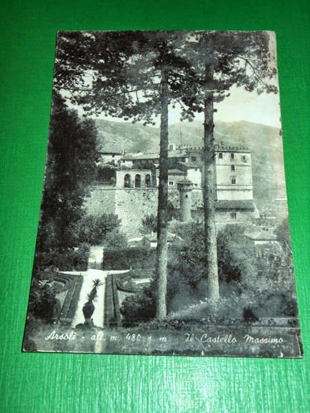 Cartolina Arsoli - Il Castello Massimo 1965 ca.