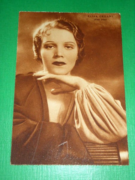Cartolina Cinema Film - Attrice Elisa Cegani 1940.